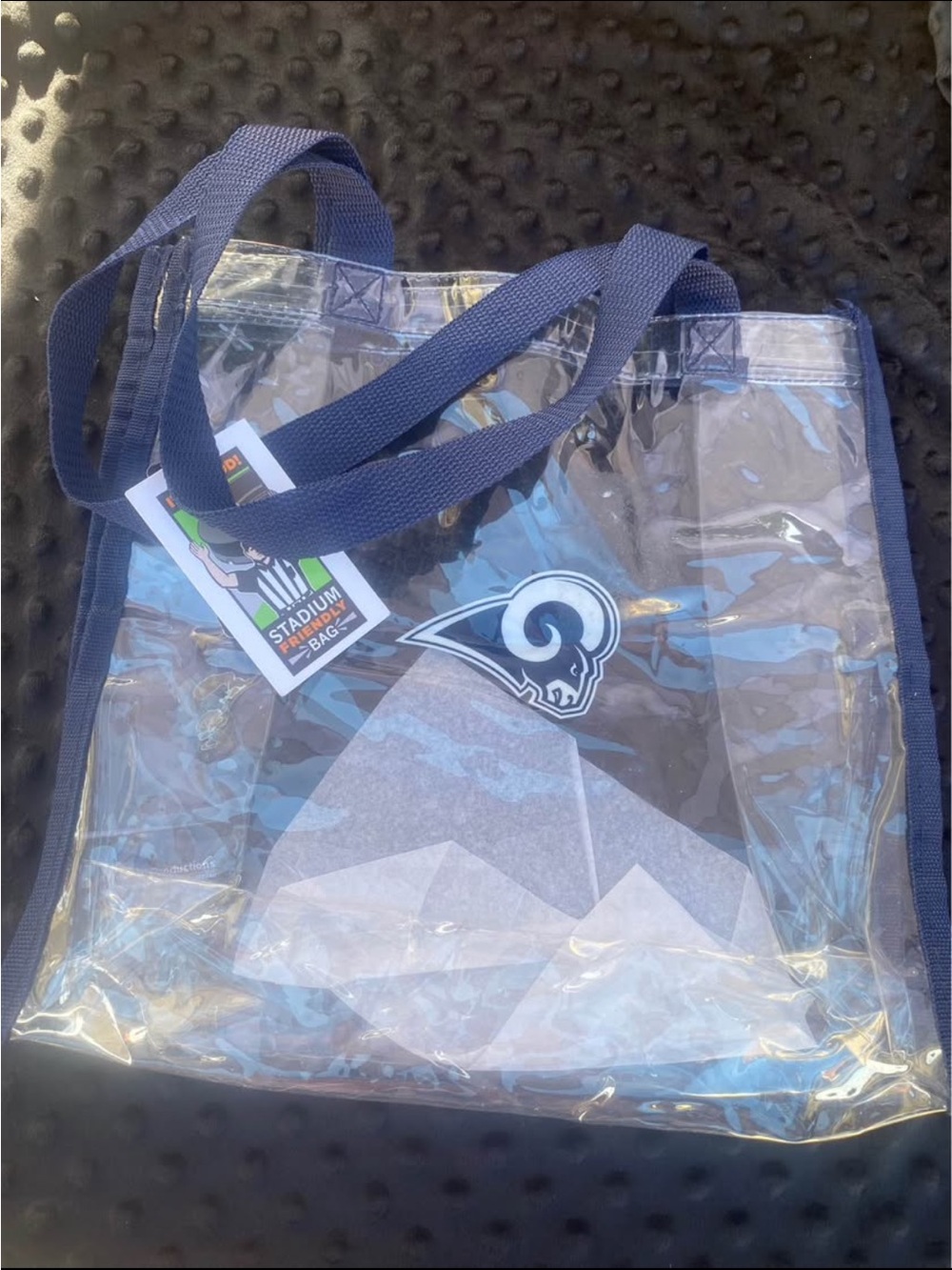 Clear Navy Tote Bag - Official Stadium Tote